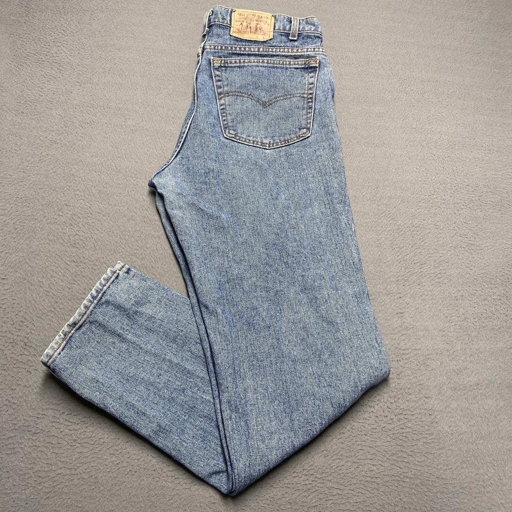 VTG Levis‎ 550 Jeans Mens 36x34 Blue Relaxed Tapered Denim Stone Wash USA 90s